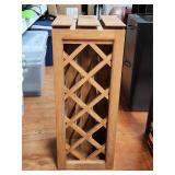Wood Wine Stand 31'Hx12'ï¿½12'