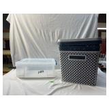 (4) Plastic Totes w/ Lids