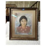 Framed Pastel Artwork 27'ï¿½31'