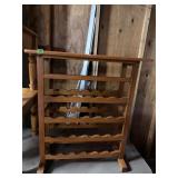 Wood Wine Rack 31.5ï¿½x35.75ï¿½x16ï¿½