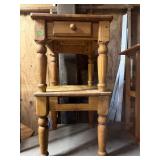 Two - Wood End Tables 22ï¿½x21ï¿½x26ï¿½