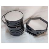 NIP Plastic Frame Mirrors 11Round 7'/6 Hex 9.5'