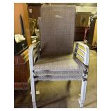 Three - Mesh & Metal Patio Chairs 23.75ï¿½ wide