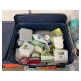 Mainstays Plastic Tote w/ Diamond Wrap, Foam, etc.