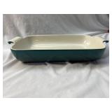 Crofton Green Ceramic Casserole Dish