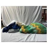 Crochet Blanket & Towels in Reusable Bag