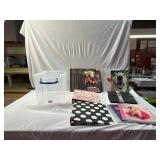 Assorted Folders, Notebooks, & Binders in Tote