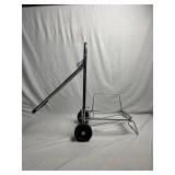 Chrome-Plated Metal Luggage Cart