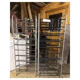 (5) 10 Tier Metal Shoe Rack Organizers