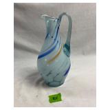 Hand-Blown Glass Pitcher 8ï¿½