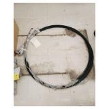 Bundle of green bale wire