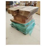 Skid of shipping boxes assorted sizes