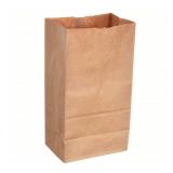 New Grocery Brown Bag 4 5/12'W, 2.5' Dp, 7 11/12'H