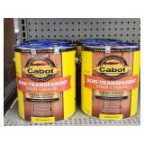 (4) 3.78Gal Cabot Redwood Stain/Sealer