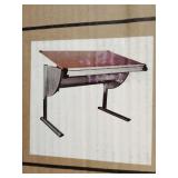 Tilting drafting desk