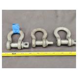 3 - Crosby Anchor Shackle 3.25'