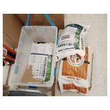 3 bags of absorbent material