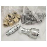 Mixed Lot of Fittings Including Hose Connectors