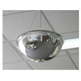 Full Dome Mirror: Acrylic, 32 in Dia, No Backing,