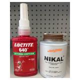 (2) Loctite 640 & Jet Lube Nikal