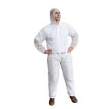 Cordova White Coveralls w/ Hood - L