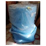 Two 24' wide rolls of poly filter material