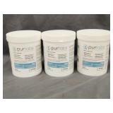 3 New Purtabs Sanitizing Tablets 200per Container