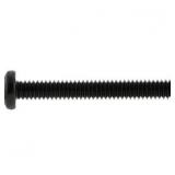500 Phillips Pan Machine Screws - Black