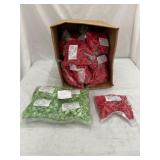 Box of RJ45 Strain Relief Boot - Red & Green