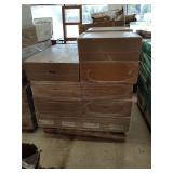 Skid of 24' x 24' ceiling tiles 18 boxes total