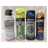 (4) Pressurized Specialty Chemical Sprays