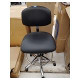 Rolling office chair adjustable height and