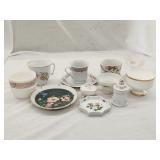 Ceramic Cup/Saucers Including Royal Victoria