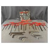 Assorted Hex Keys & Allen Wrenches
