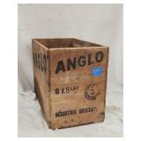 Anglo Corned Beef Wooden Crate 10.5'Hx8'x14'