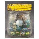 Osterizer 8 oz Mini-Blend Glass Jar w/ Marbles