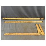 Sliding Ruler, 24ï¿½ Ruler, Drafting Square