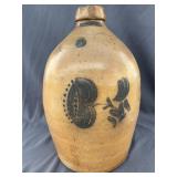 #2  Stoneware Jug w/ Floral Decoration 14.5ï¿½