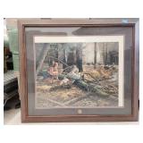 National Wild Turkey Fed. Framed Pic. 34'ï¿½29.5'