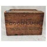 Jelke Good Luck Wood Crate 9.5'Hx13'ï¿½14'