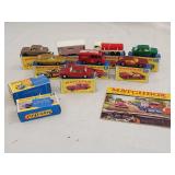 (8)pc Matchbox Lot w/(2)Empty Boxes/Catalog