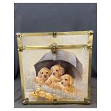 Golden Retrievers and Ducklings Storage Trunk
