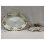 Royal Chester Serving Platter & Unknown Dish