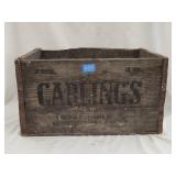 Carlings Brewing Wood Crate 9.75'Hx11.5'ï¿½18'