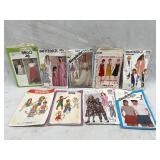 Assorted Sewing Patterns & Craft Supplies