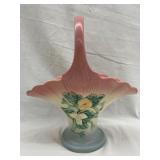 Hull Pottery Wildflower Pattern Basket Vase