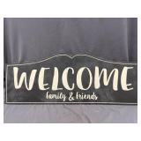 Welcome Family & Friends Sign 31'x11.75'