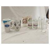 (12) Pc Glass Cup Lot Including 1992 KY Derby