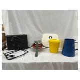 Christmas Tree Stand, Heater, Mini Trash Can, etc.