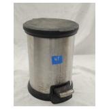 Small Metal Trash Can 10'Hx7.5'